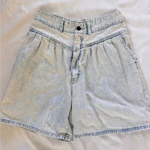 Vintage mom shorts acid wash B90s High Waist Women's Jean Shorts